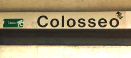 Colosseum subway stop